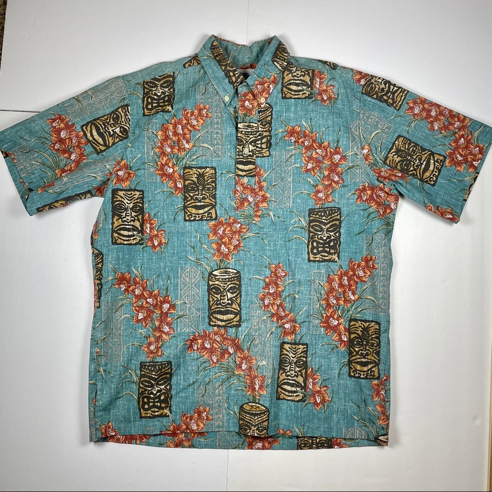 Vintage Reyn Spooner Hawaiian Shirt Men’s Large